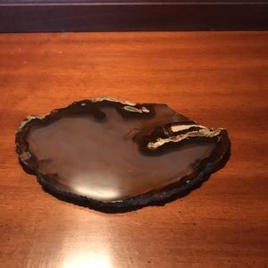 Agate  sliced (crystalized wood from Texas)